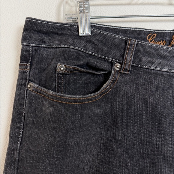 Guess Jeans Venice Dark Wash Bootcut Flare Stretch Jeans Size 34 Y2K - Picture 8 of 16